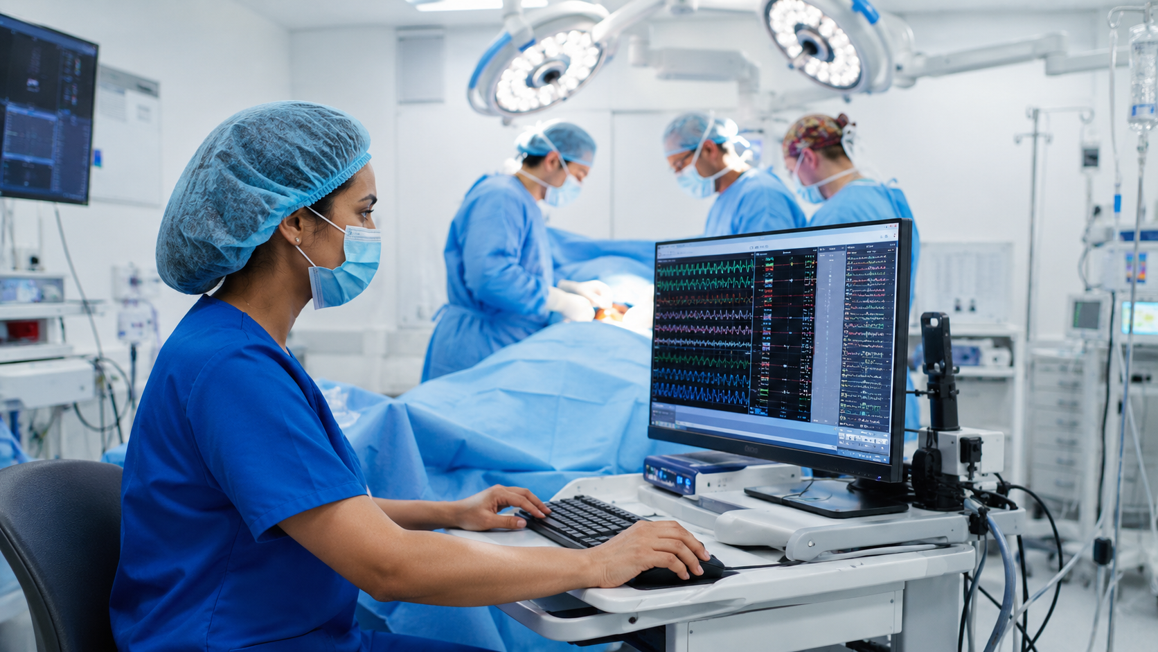 Intraoperative neuromonitoring during selected surgical procedures